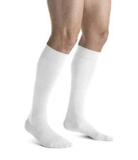 Jobst Formen Compression Socks 15-20 Mmhg Knee High, Closed Toe, White, Small
