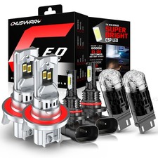 NEW 2026 For 2004-2013 2014 Ford F150 6X LED Headlight Hi/Lo+Fog Bulbs+Turn Lamp