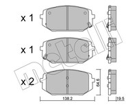 Metelli BremsbeläGe Bremsbelagsatz FüR Hyundai Tucson NX4A NX4E KIA Sportage