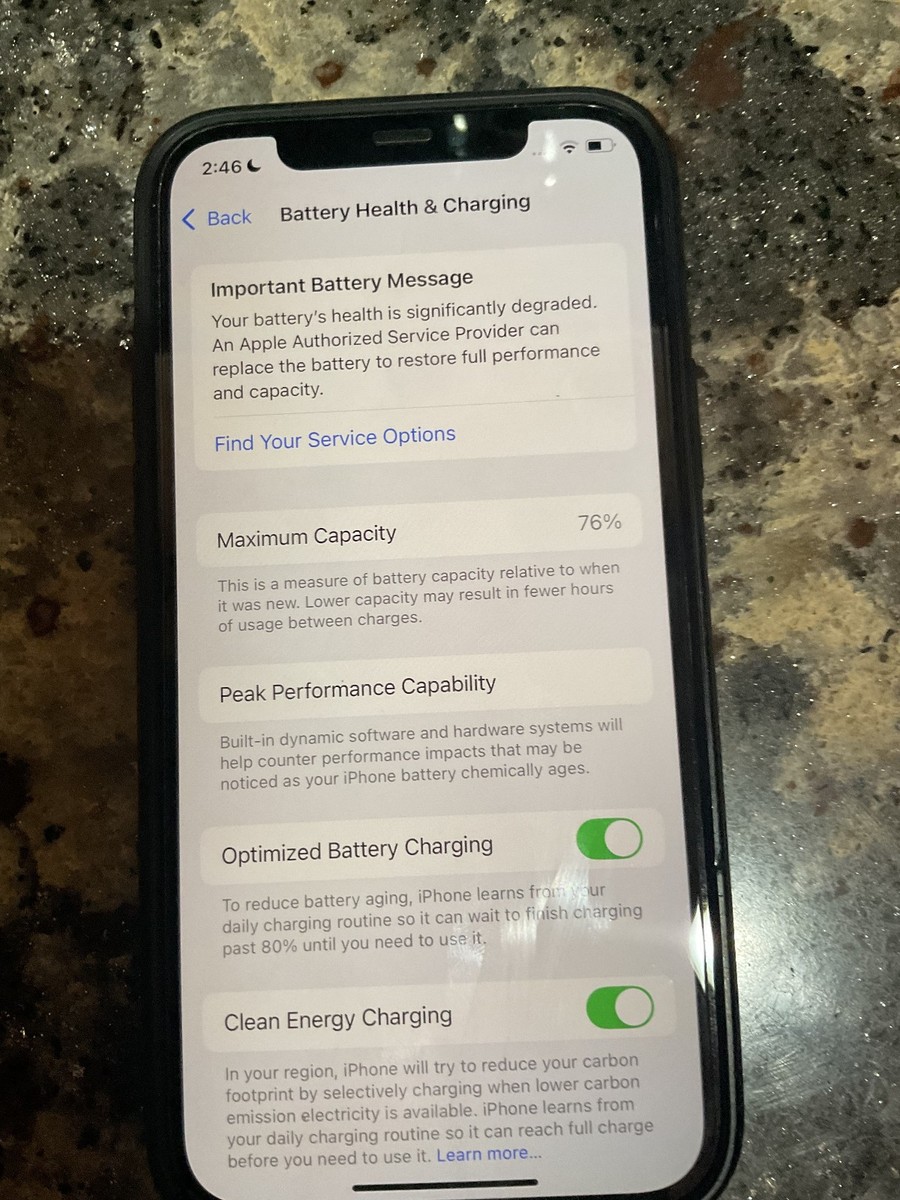 Apple iPhone 12 Pro (256GB Gold, Unlocked) Cracked Back Glass with