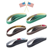 24 Pcs 1/2 x 12 Replacement Belts for Work Sh...