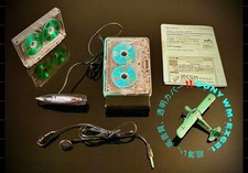 SONY WM-EX621, rare, transparent cover, green color. "Serviced, fully funct