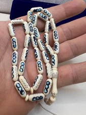  Mesbah Naab African Rosary old مسباح ناب  أفريقي دق فضة فيروز خراطة مصر