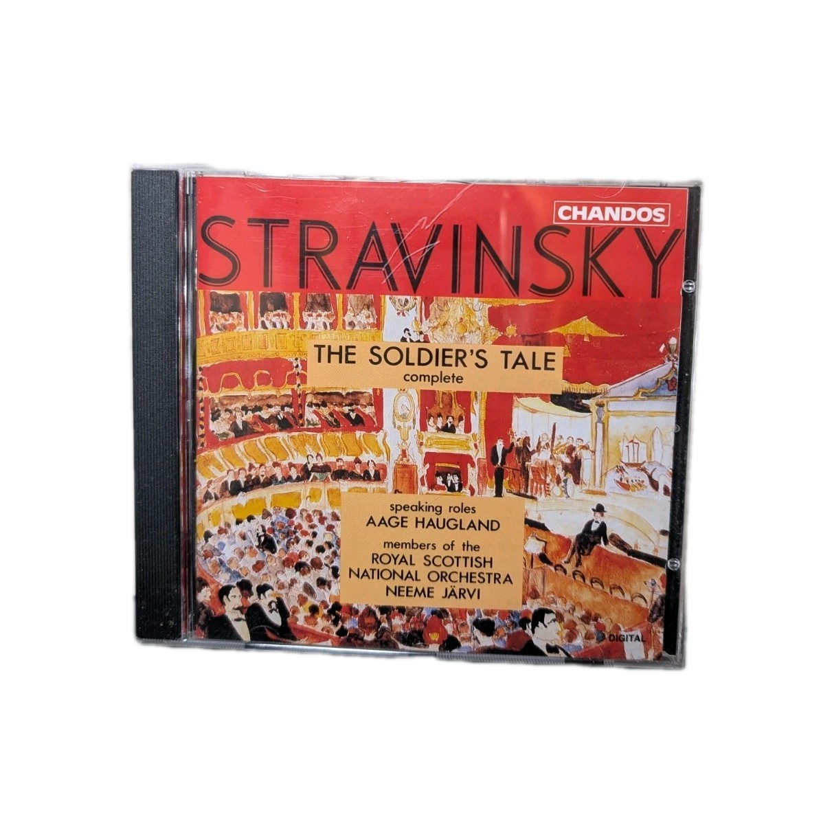 Stravinsky The Soldier's Tale Cd 1993 A35