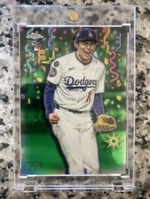 2025 Topps Chrome Update Series - Celebracin Roki Sasaki Ct-20 Green 99 Rc 2025 Topps Chrome Update Series - Celebracin Roki Sasaki Ct-20 Green 99 Rc