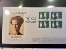 DÄNEMARK GRÖNLAND 🇩🇰   ERSTAGSBRIEF  4 x 127    LOT    265