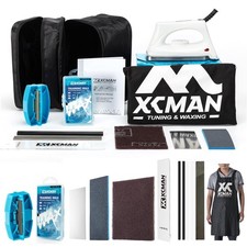 Complete Ski Snowboard Tuning Waxing Kit - Iron, Universal Wax, Edge Tuner & Too