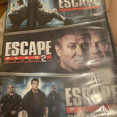 Escape Plan, Escape Plan 2, Escape Plan 3 Extractors 3-Film Collection (DVD) B4