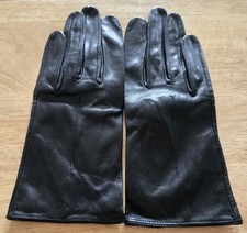 Coach Womens Small Black Leather Gloves Size 7 1/2