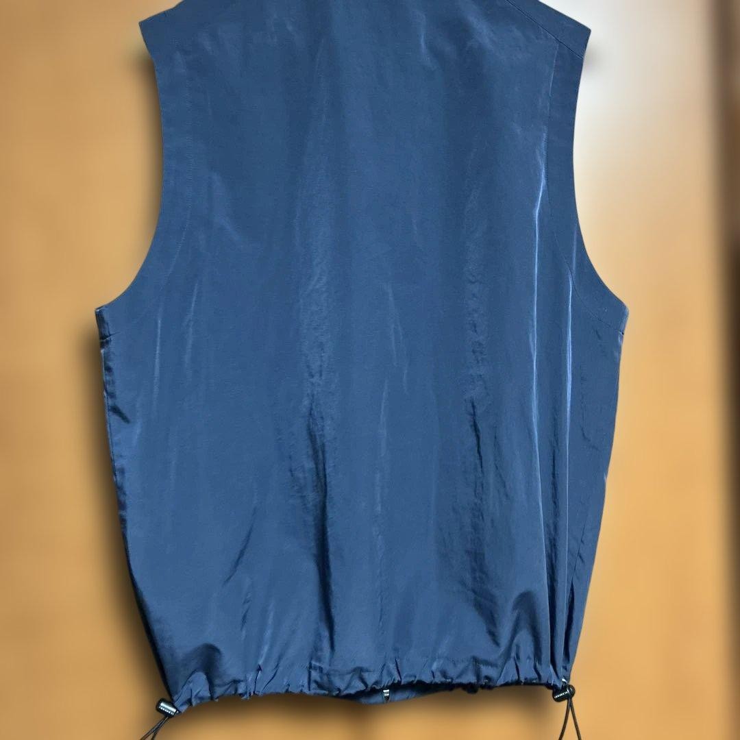 Men size L Vest Burberry Golf Navy Sleeveless Vest L Jacket