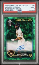 2024 GREEN #JC JACKSON CHOURIO 41/99 PSA 9
