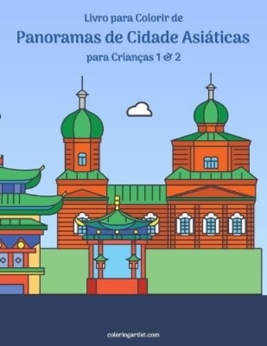 Nick Snels Livro para Colorir de Panoramas de Cidade Asiáticas par (Tapa blanda)