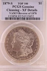 1879-S Reverse of '78 VAM-9 $1 Morgan Silver Dollar PCGS XF Details (Top 100)