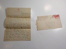 WW2 Letter 1945 Soldier To Sweetheart Lichtenberg Germany 2nd Armored Division