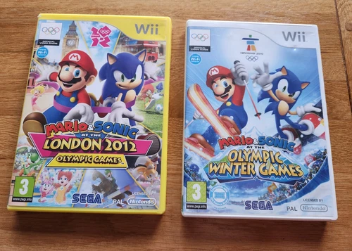 Mario & Sonic London 2012 Olympic Games & Mario & Sonic Winter Olympics Wii Game