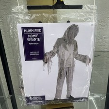 Mummified Mummy Ghost Scary Halloween Costume Child Small 4-6 HALLOWEEN 2025