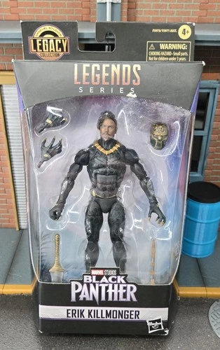 Figura de acción Marvel Legends Black Panther Erik Killmonger Legacy Collection 6"