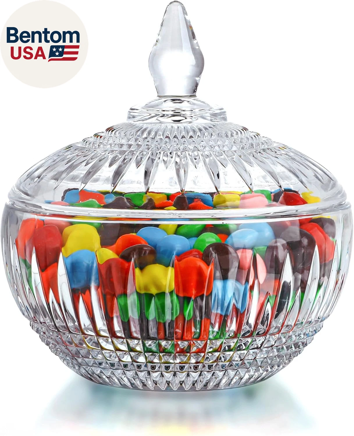 600Ml/21Oz Large Glass Candy Dish with Lid,Clear Crystal Candy Jar with Lid,Deco
Opens in a new wind
