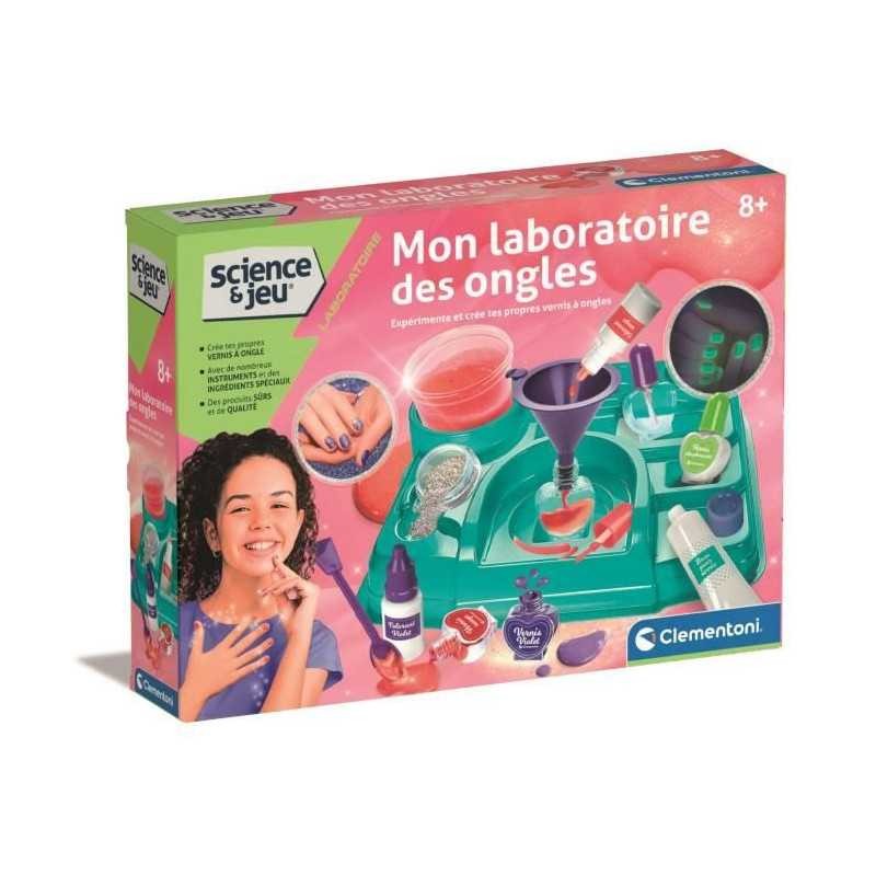 Vernis qui s'enlève à l'eau avec Mon laboratoire des ongles, le kit créatif sans taches