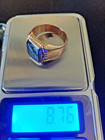 18K GOLD MANS RING IMPRESSIVE — photo 7