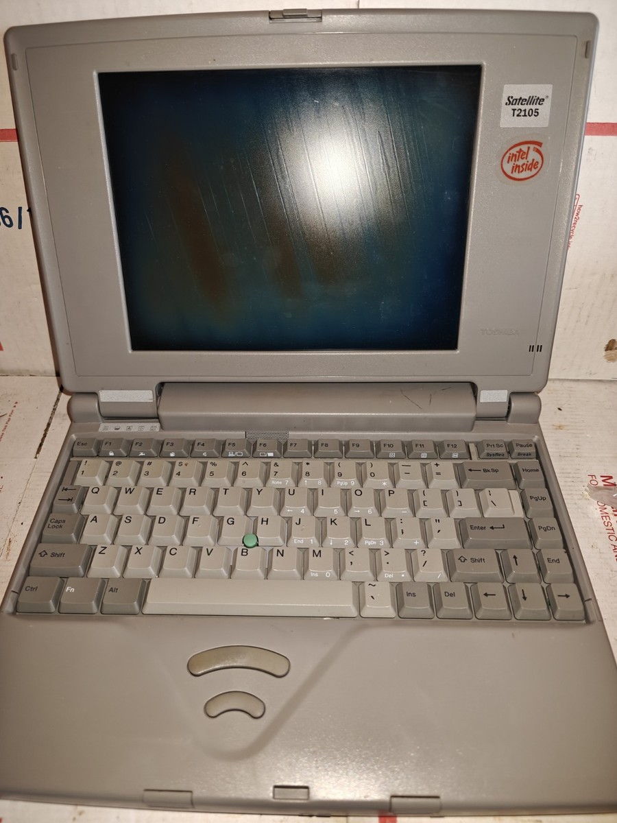 Vintage Toshiba Satellite Laptop T2105/260 PA1176U Windows | eBay