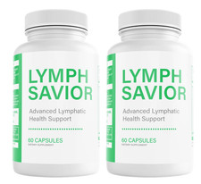 2 Pack Lymph Savior Lymphatic Health Support Dietary Supplement 60 Capsules
