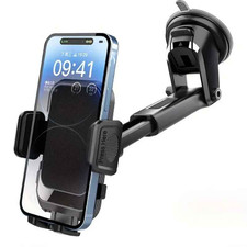 Universal Car Phone Holder Mount Dashboard Windshield Suction Telescopic Arm US