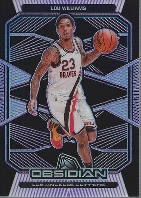 2019-20 Panini Obsidian Electric Etch Purple #15 Lou Williams /75 - BSK