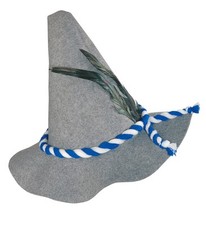 Bayrischer Hut - Trachtenhut - Bayernhut - Oktoberfest Hut mit Federn Seppelhut