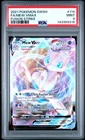 2021 POKEMON SWORD & SHIELD FUSION STRIKE #114 FULL ART/MEW VMAX PSA 9