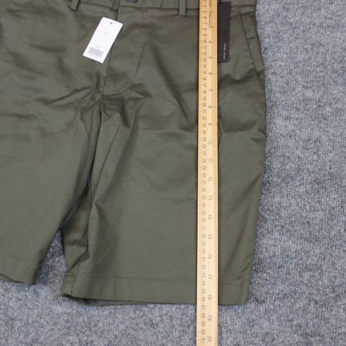 Pantalones Cortos Banana Republic Aiden Para Hombre 31 Elastizados 9" Entrepierna Chino Verde Núcleo Temp - Imagen 7 de 13