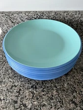 Outdoor Plates (set of 6) Blue And Teal