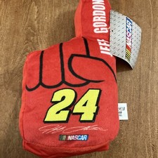 Nascar Jeff Gordon 24 Plush Hand Finger 1 Fan Souvenir Official Kellytoy