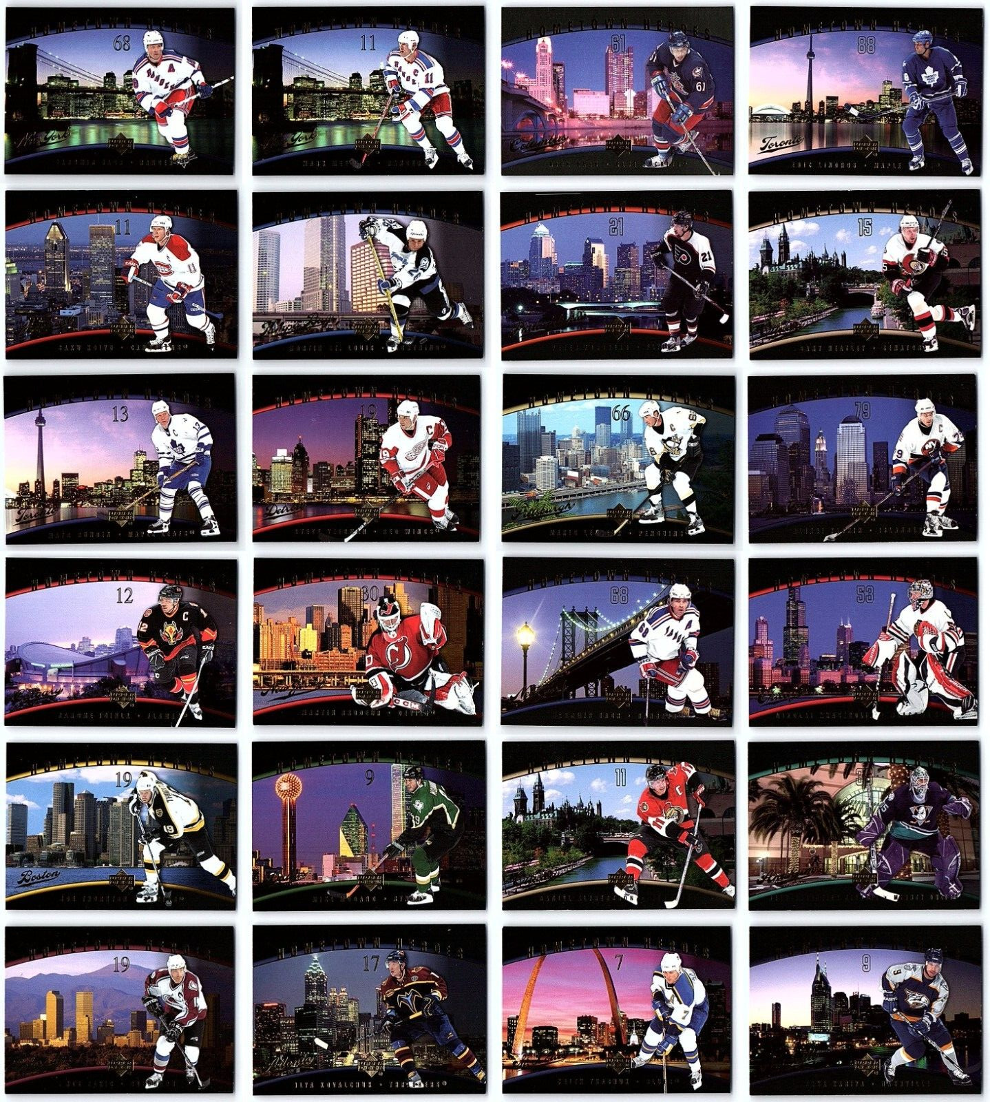 2005-06 UPPER DECK HOMETOWN HEROES INSERT CARDS - PICK SINGLES - FINISH SET