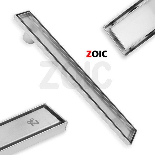 Stainless Steel Tile Insert Stealth Floor Waste Grate Water Shower Drain Channel - Picture 19 of 58