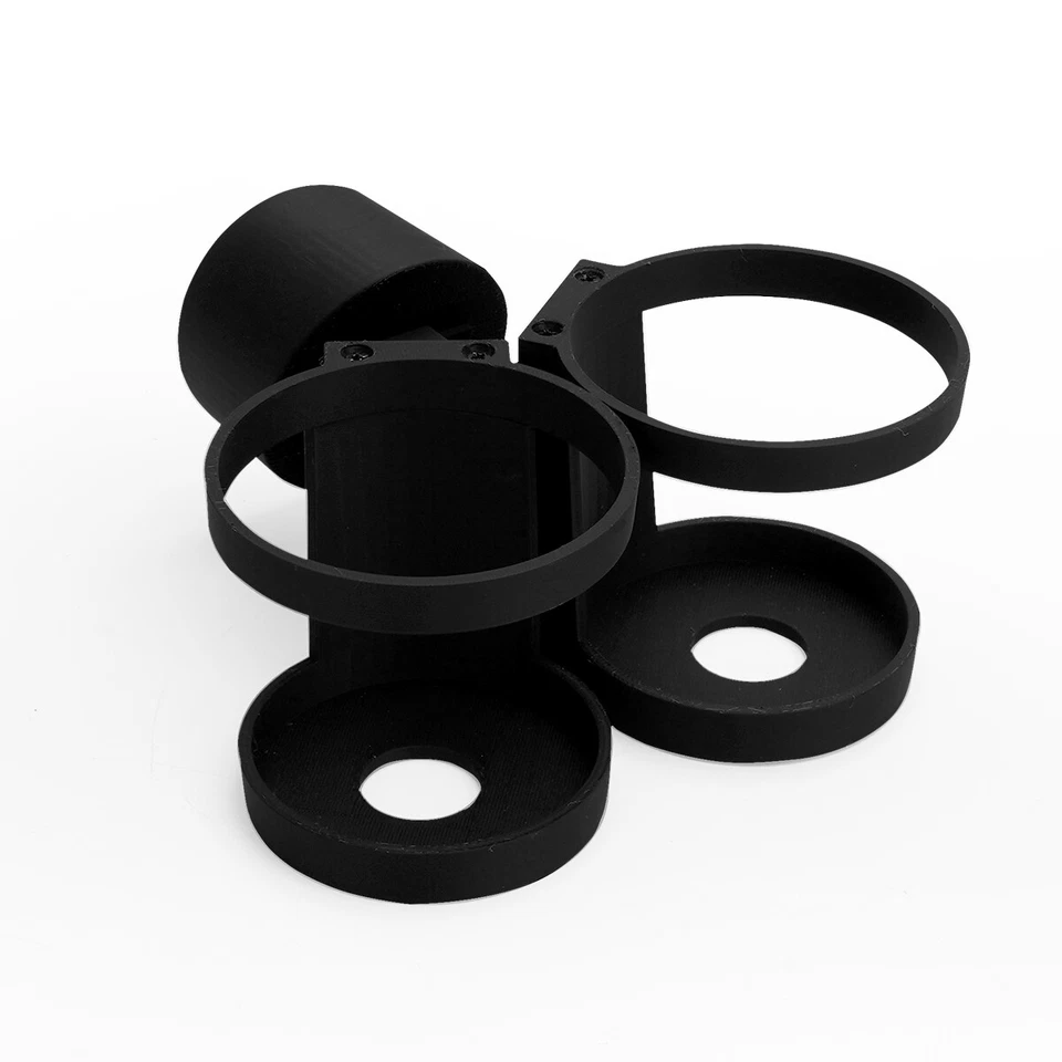 Portavasos doble montado apto para Citroen Berlingo Peugeot Partner 2008-2017 Foto 3 de 4