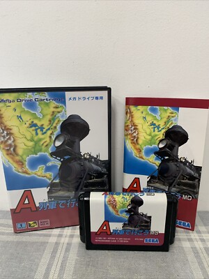 Mega Drive Software A Let'S Go On The Train MD Japan
