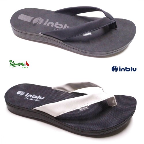 INBLU infradito ciabatte uomo comode mare città doccia gomma Bianco Nero  VA16 | eBay
