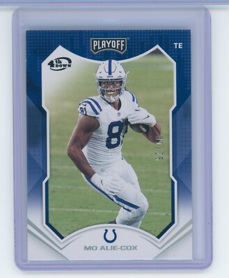 2021 Playoff Football #60 Mo Alie-Cox 01/25 ALPHA