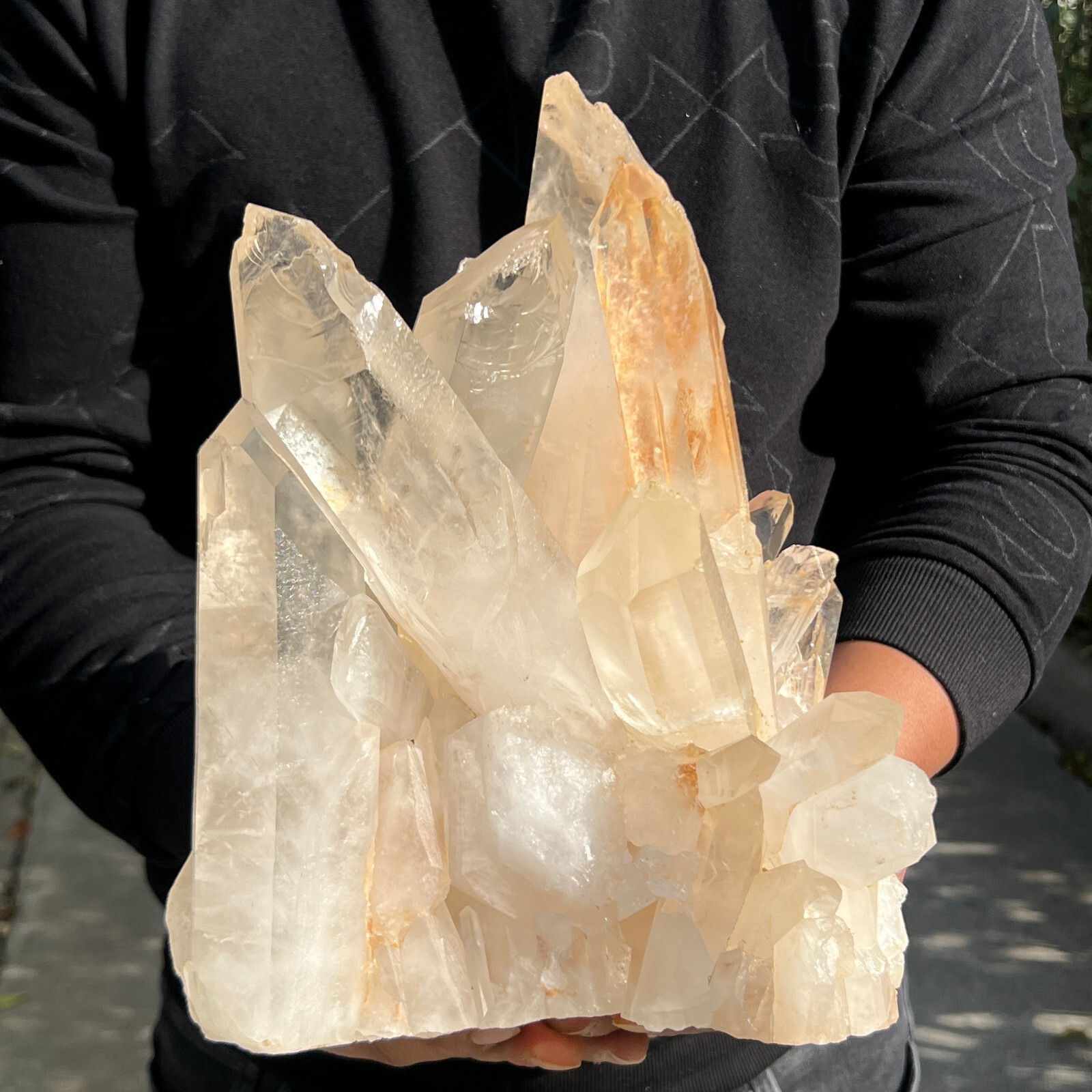 20.76LB Large Natural White Clear Quartz Crystal Cluster Rough Healing Specimen eBay