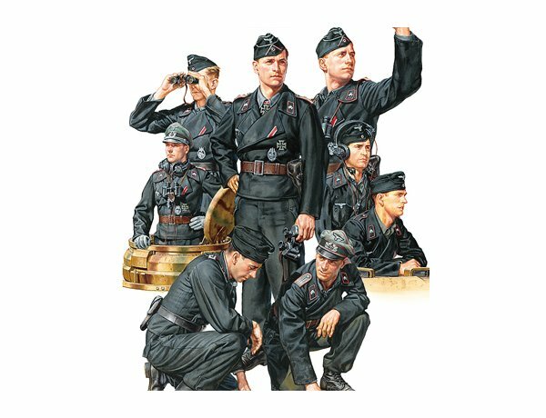 Wwii Set 8 Deutsche Soldaten Figuren 1:35 Kunststoff Modellbausatz Tamiya-image