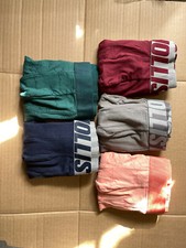  Only one Hollister Mens Longer-Length 7" Inseam Logo Waist Boxer Briefs Size L