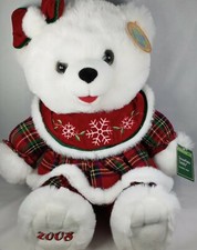 DAN DEE SNOWFLAKE TEDDY COLLECTIBLE 2008 NEW WITH TAGS SAVE OUR EARTH NOW