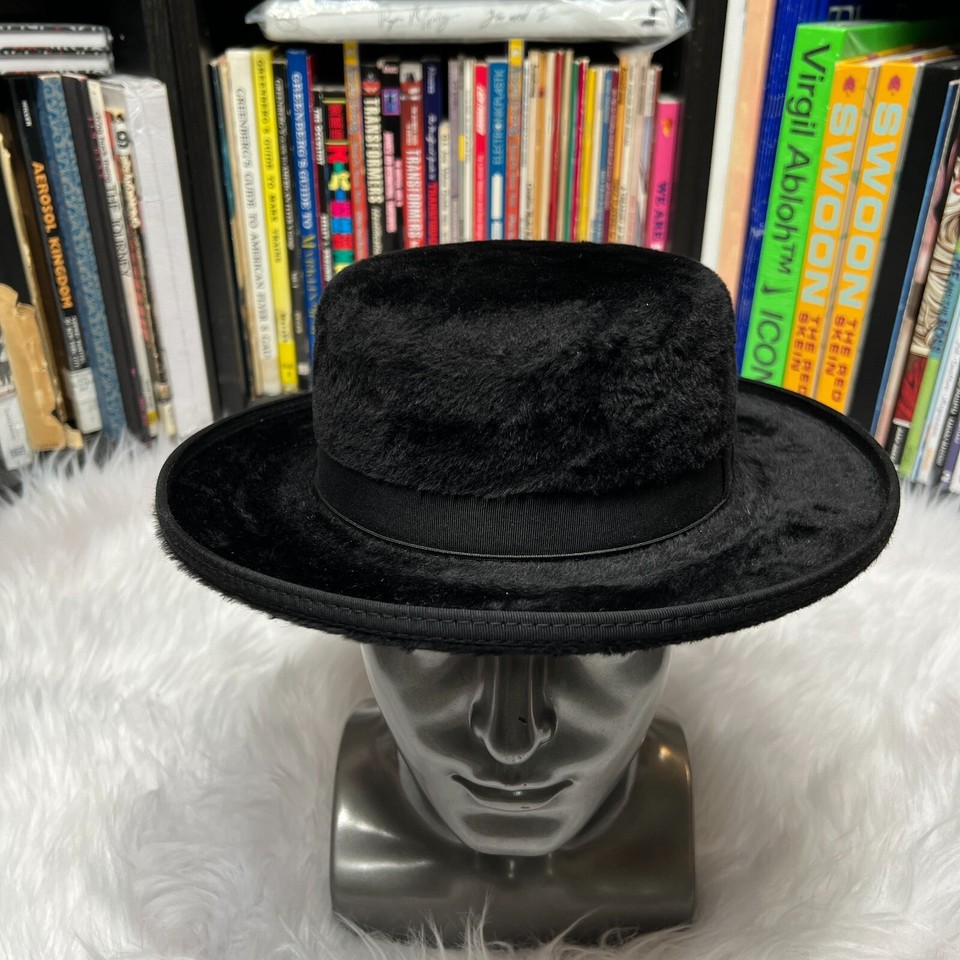 HUCKEL SUPERIOR HASIDIC HAT PLATCHIGE BIBER HAT FEDORA JEWISH 57 HOICHE
