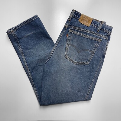 Vintage 90s Levi Strauss Signature Brown Tab Regular Fit Jeans