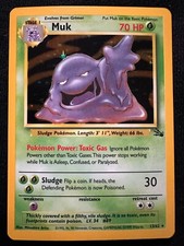 Pokémon TCG Muk Fossil 13 Holo Rare - NM