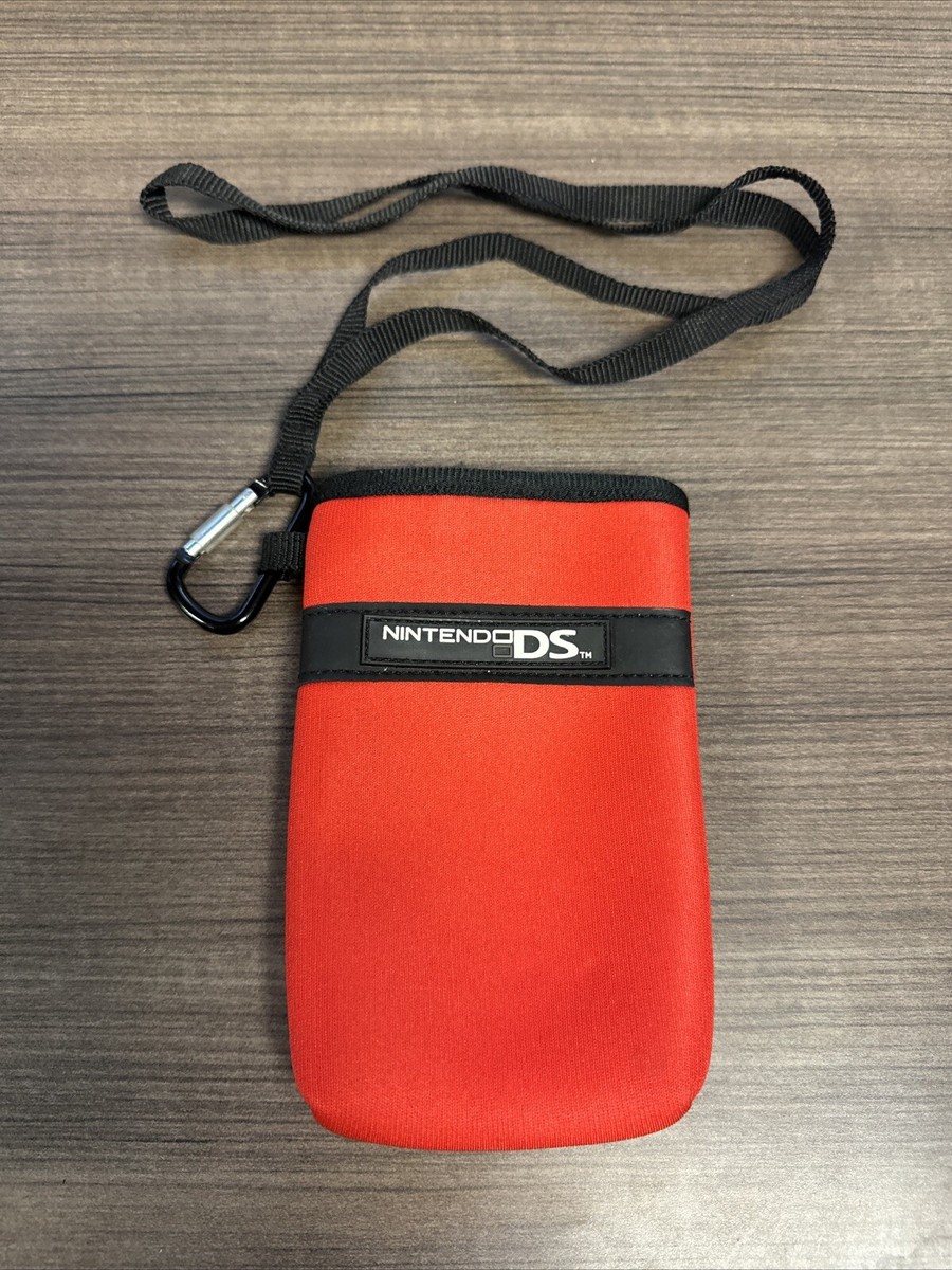 DSとソフト、充電器、ケース Official Nintendo DS Soft Carrying Case Travel Sleeve Red | eBay