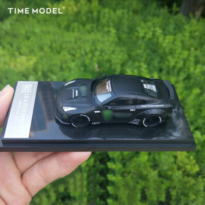 TIME MODEL 1:64 Scale LB Nissan GTR R35 Diecast Car Model Collection Matte Black