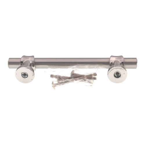 Top Knobs Asbury Bit Pull Bar Pull 3 3/4" (96mm) Ctr Brushed Satin Nickel M1288 - Picture 3 of 3