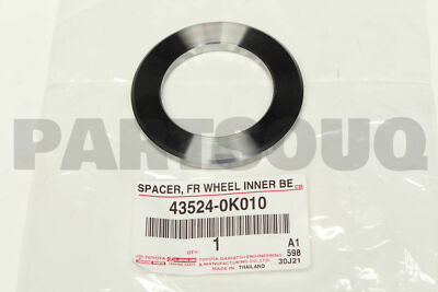 サイゲンラムダ　ラジアル 435240K010 Genuine Toyota SPACER, FRONT WHEEL INNER BEARING, RH/LH